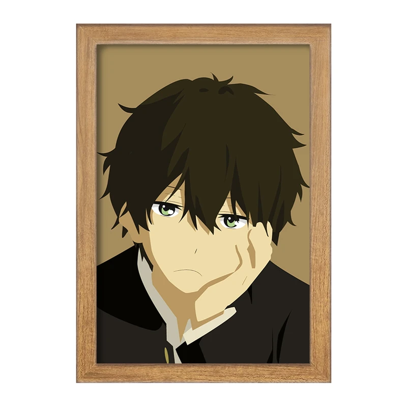 تابلو خندالو مدل اورکی انیمه هیوکا Hyouka  کد 17082