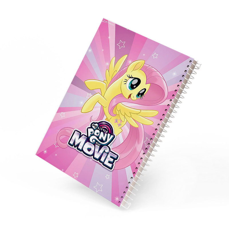 دفتر مشق 60 برگ آی چاپ مدل پونی کوچولو طرح فلاترشی کد 373