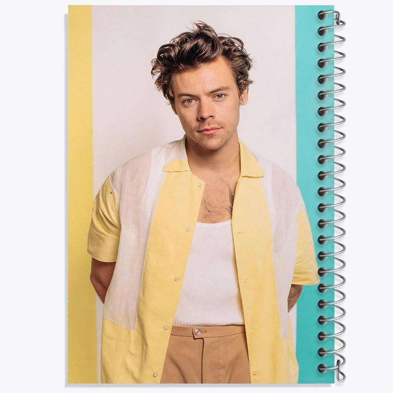 دفتر لیست خرید 50 برگ خندالو طرح هری استایلز گروه موسیقی وان دایرکشن One Direction کد 18932