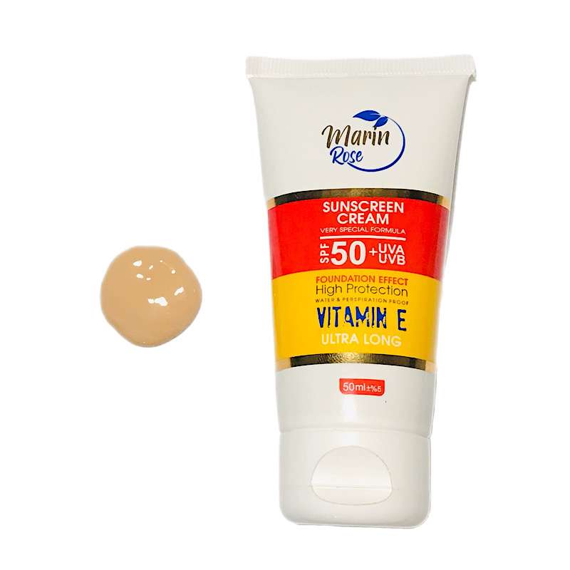 کرم ضد آفتاب رنگی مارین رز SPF 50 مدل M 03 مناسب پوست های چرب حجم 50 میلی لیتر کرم ضد آفتاب رنگی مارین رز SPF 50 مدل M 03 مناسب پوست های چرب حجم 50 میلی لیتر