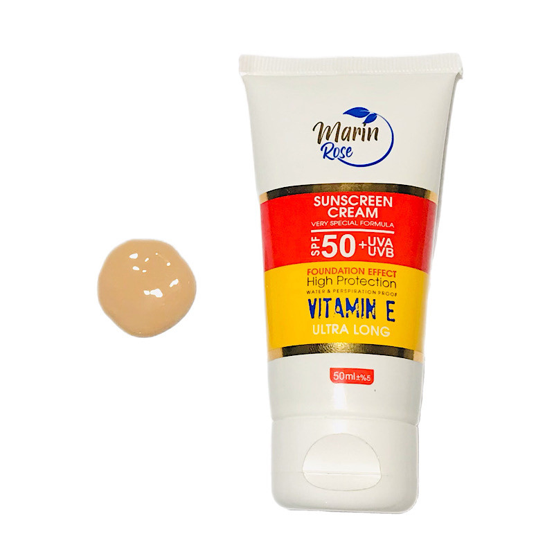 کرم ضد آفتاب رنگی مارین رز SPF 50 مدل M 03 مناسب پوست های چرب حجم 50 میلی لیتر کرم ضد آفتاب رنگی مارین رز SPF 50 مدل M 03 مناسب پوست های چرب حجم 50 میلی لیتر