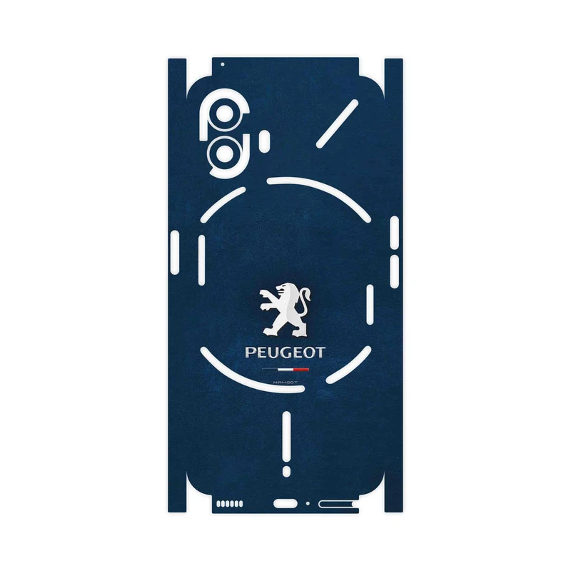 برچسب پوششی ماهوت مدل Peugeot_Logo-FullSkin مناسب برای گوشی موبایل ناتینگ Phone 2