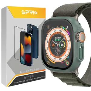 Sprig SPG-360 Cover For Apple Watch Ultra 49mm with screen protector