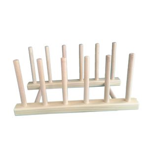 ارگانایزر آشپزخانه STN استند در قابلمه جنس چوب نگهدارنده سینی، بشقاب و کتاب مناسب کابینت و کشو ابعاد 38×20×17 سانتیمتر وزن 1300 گرم