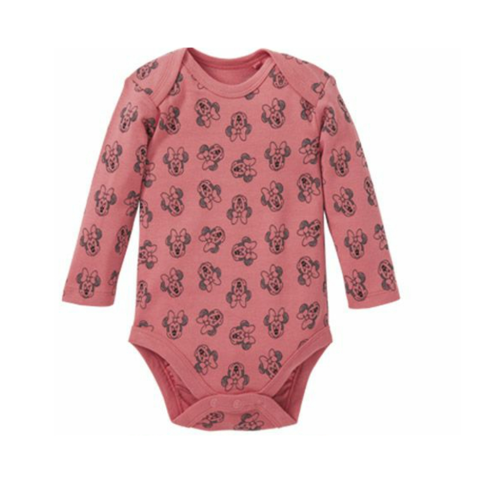 بادی آستین بلند نوزادی دیزنی مدل YS001