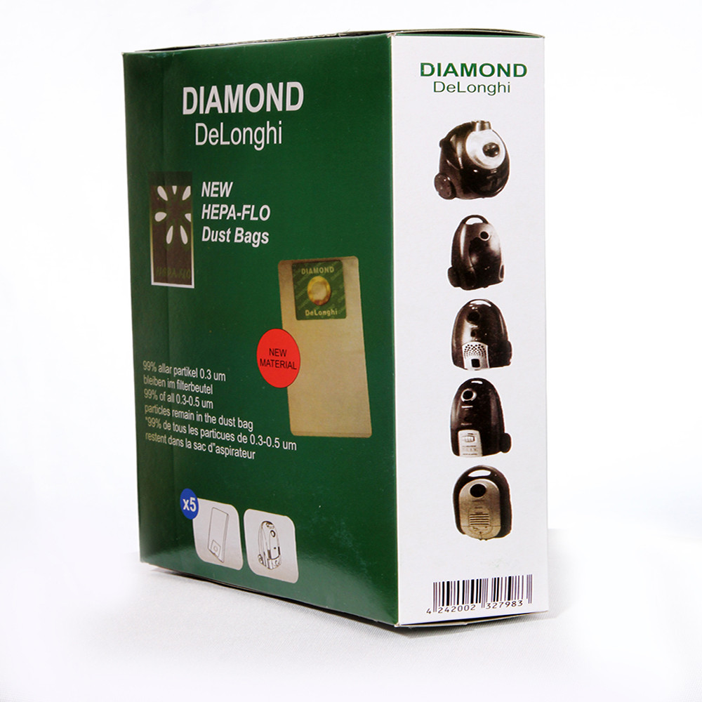 پاکت جاروبرقی کد B3 بسته 5 عددی مناسب برای جارو برقی دیاموند