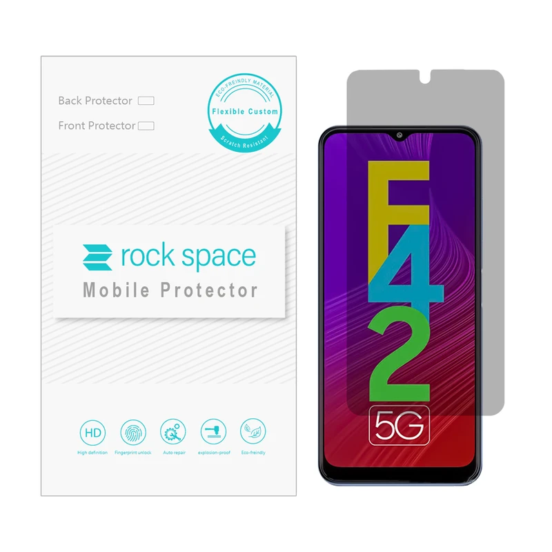 محافظ صفحه نمایش حریم شخصی راک اسپیس مدل HyPRV مناسب برای گوشی موبایل سامسونگ Galaxy F42 5G