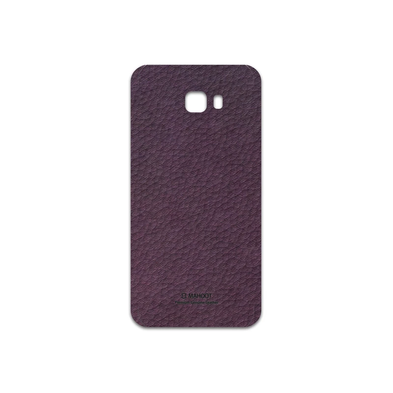 برچسب پوششی ماهوت مدل Purple-Leather مناسب برای گوشی موبایل سامسونگ Galaxy C7 Pro