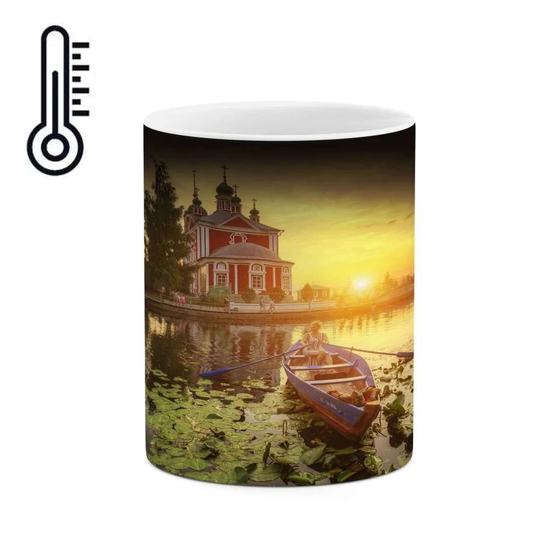 ماگ حرارتی کاکتی مدل منظره کد mgh17446