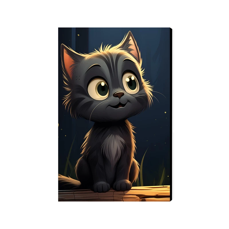 تابلو شاسی عرش مدل فانتزی گربه کد As4698