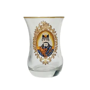 استکان مدل ناصرالدین شاهی مجموعه شش عددی