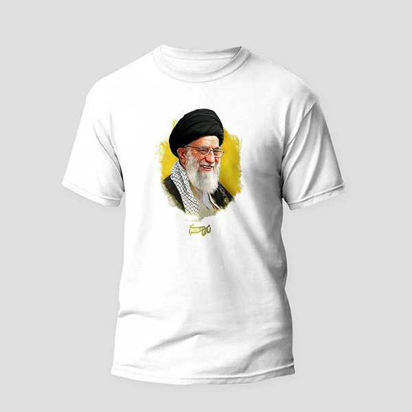 تی شرت آستین کوتاه مردانه مدل تصویری رهبر کد m019