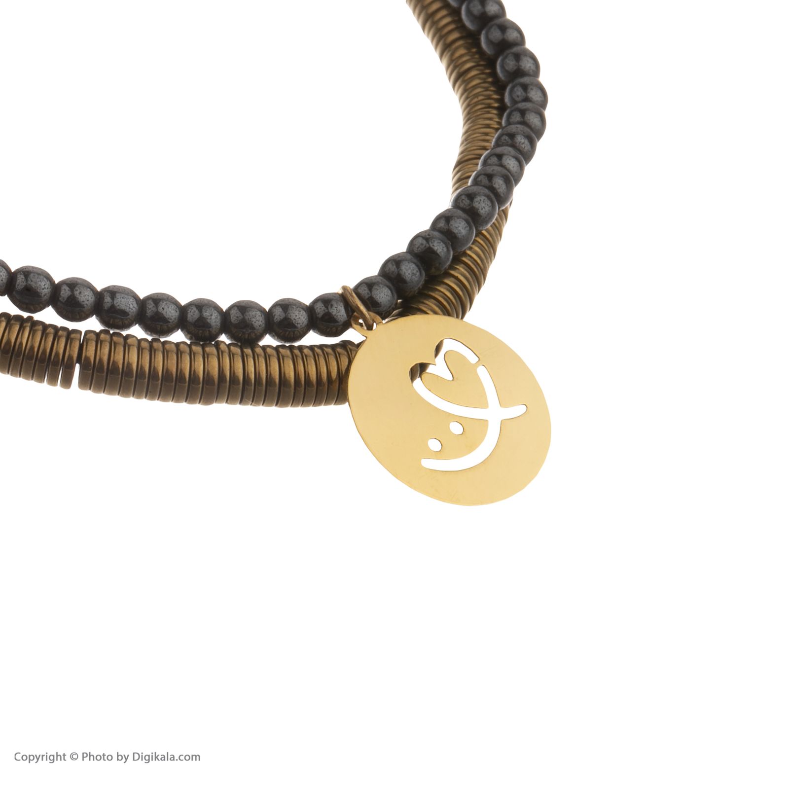 دستبند طلا 18 عیار زنانه آبستره مدل D06 -  - 3