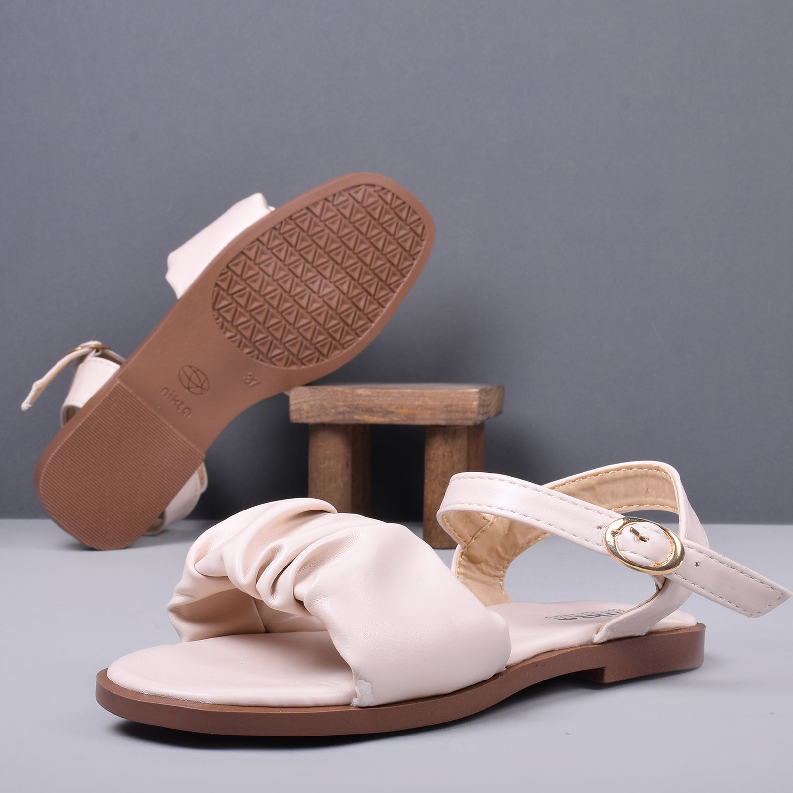 صندل زنانه نیکتا مدل GRY.2464 - - 14