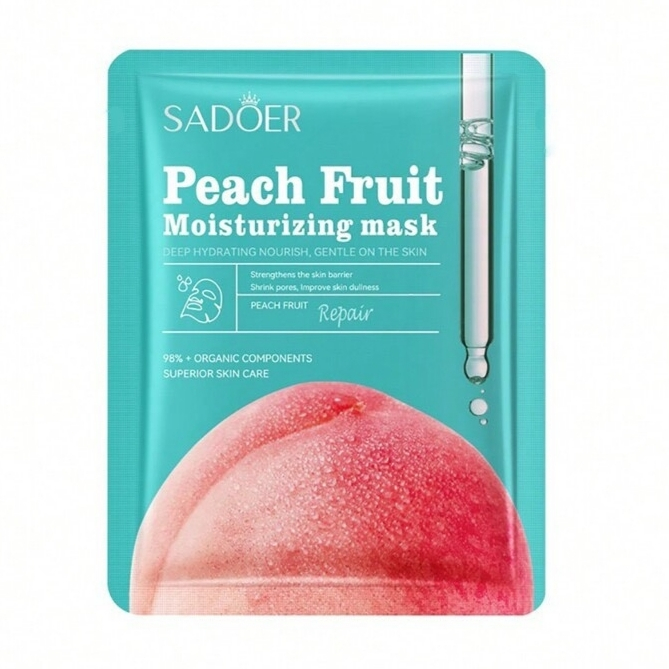 ماسک صورت سادور مدل Peach Fruit وزن 25 گرم