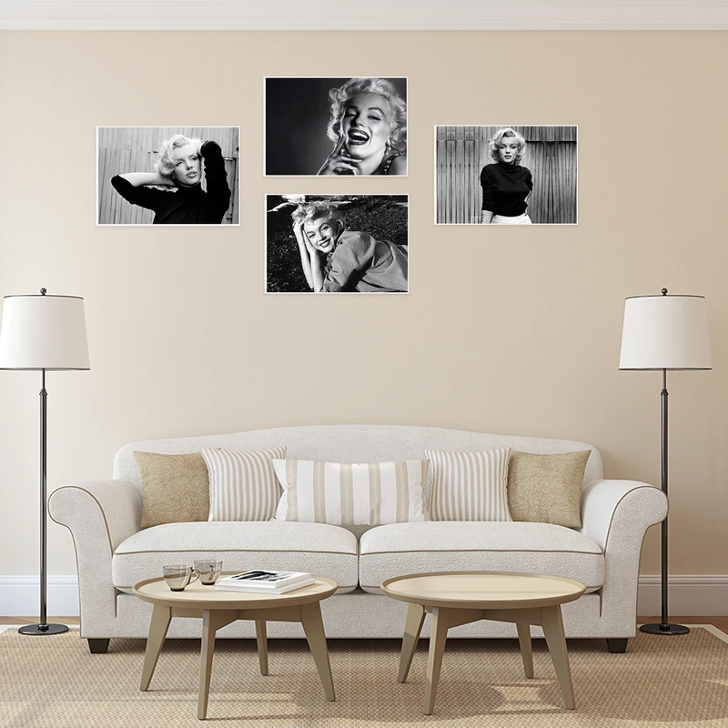 پوستر طرح مریلین مونرو کد A-2160-Marilyn Monroe مجموعه 4 عددی