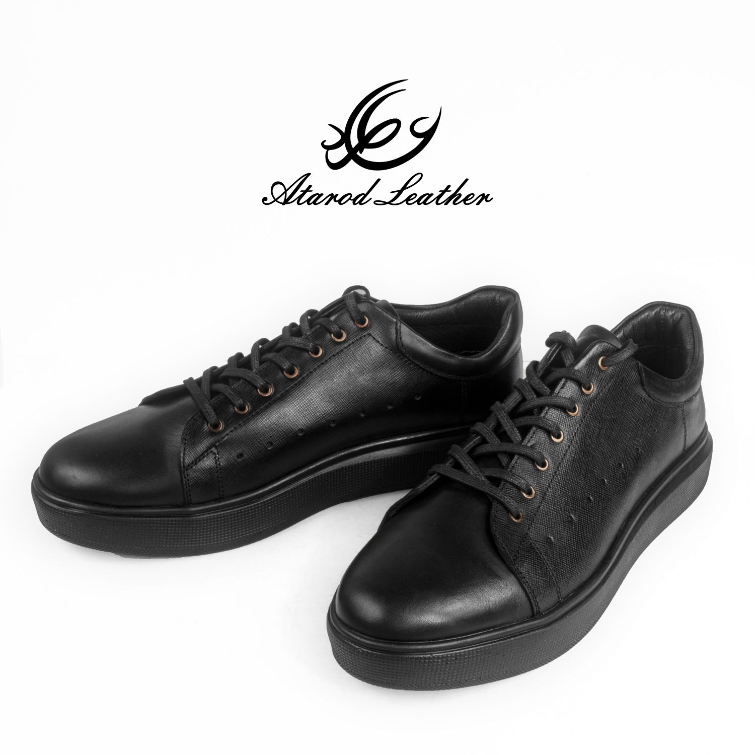کفش روزمره مردانه چرم عطارد مدل  چرم طبیعی کد SH72 -  - 6