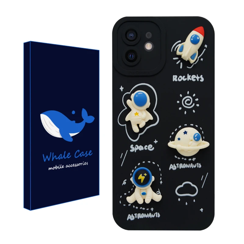 کاور وال کیس مدل Astronaut مناسب برای گوشی موبایل اپل iPhone 12