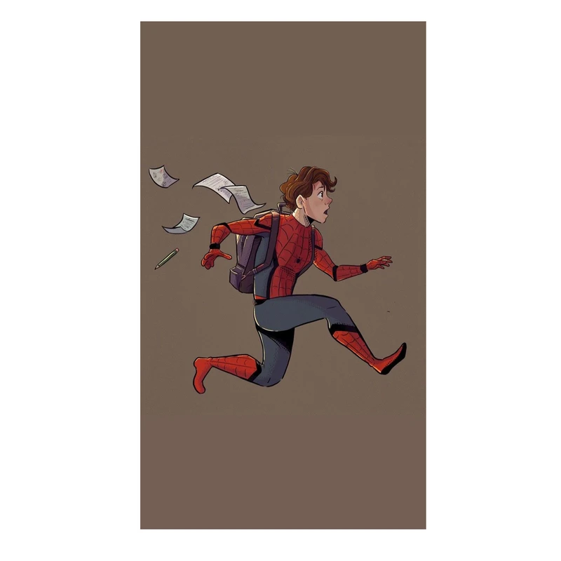 استیکر لپ تاپ و موبایل مدل سریال طرح مرد عنکبوتی اونجرز مارول Spider Man Avengers Marvel کد 3903