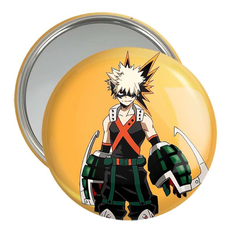 آینه جیبی خندالو مدل کاتسوکی باکوگو انیمه آکادمی قهرمان من My Hero Academia  کد 10081