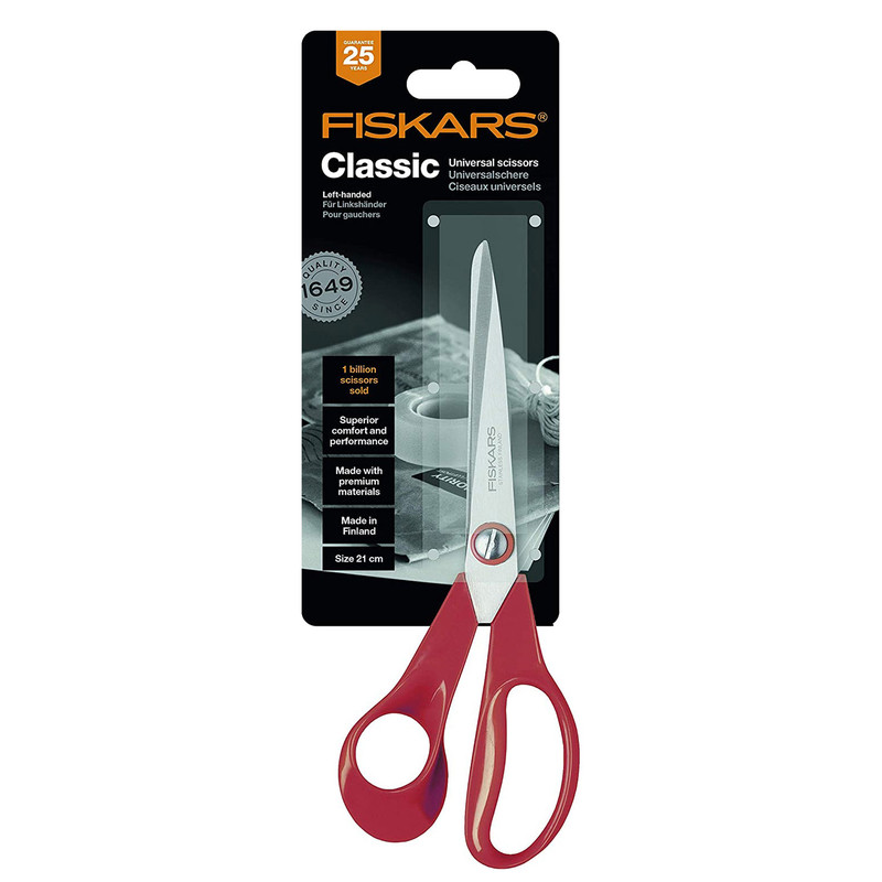 قیچی فیسکارس مدل Left Handed General Purpose Scissors قیچی فیسکارس مدل Left Handed General Purpose Scissors