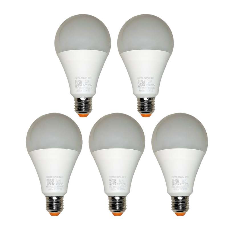 لامپ 9 وات آفتابی نمانور مدل LED پایه E27  بسته 5 عددی