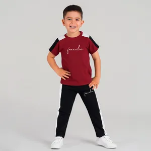 ست تی شرت و شلوار پسرانه مادر مدل 050