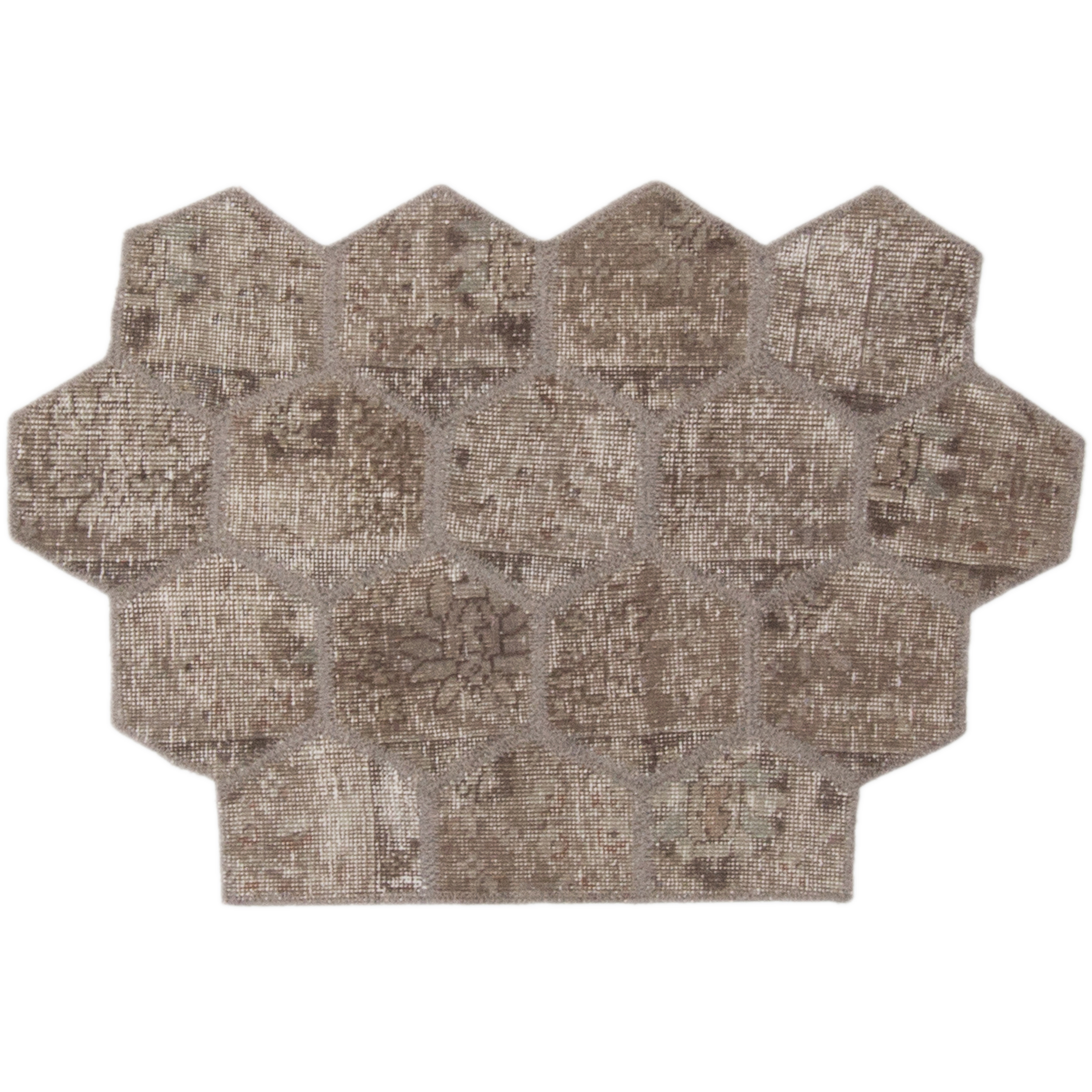 کلاژ فرش دستباف مدل کندو کد11759