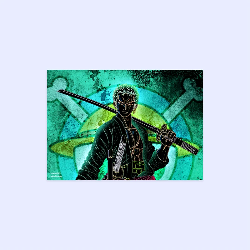 پوستر هومرو مدل فلزی طرح انیمه وان پیس کد PS1359