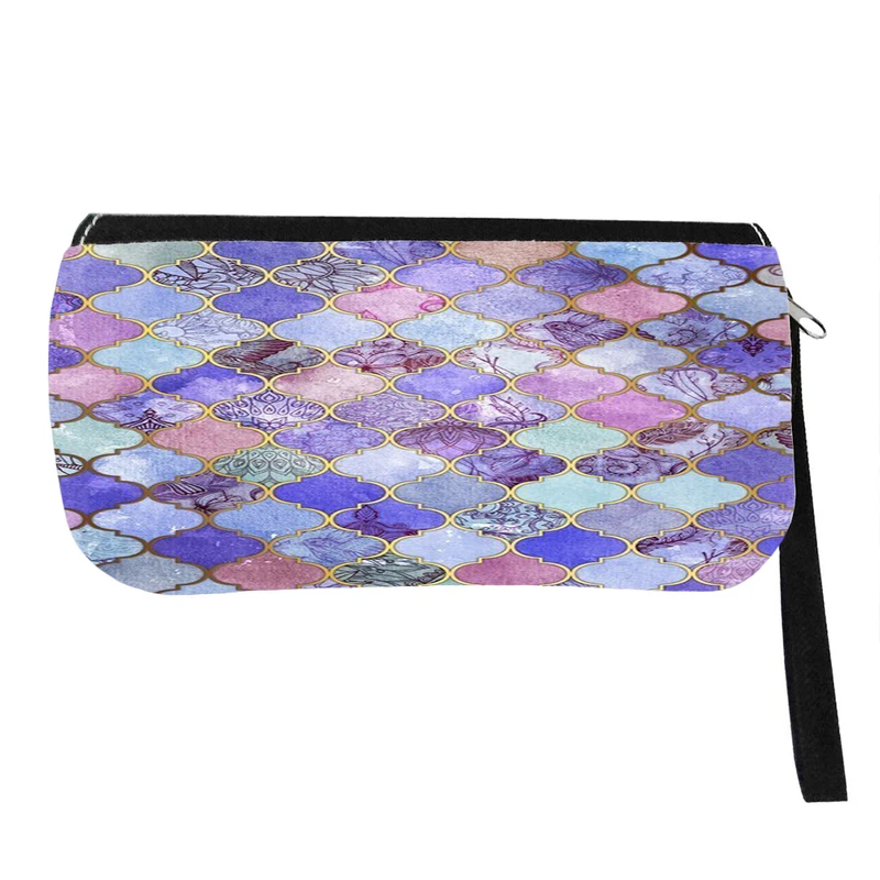 جامدادی مدل فانتزی طرح گل کاری نقاشی شده کد 024