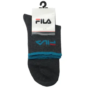 جوراب مدل نیم ساق اسپورت نخی اعلاء رنگ زغالی