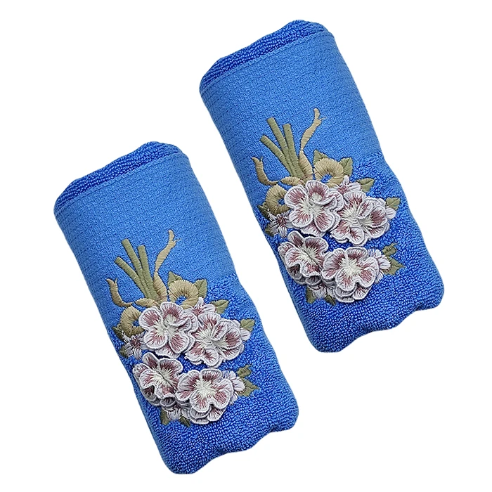 حوله دستی لاروسا مدل  Spring 3d سایز 40x75 سانتی متر مجموعه 2 عددی