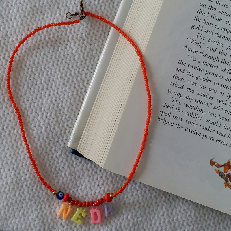 گردنبند دخترانه مدل تابستانی اسم ندا G120 گردنبند دخترانه مدل تابستانی اسم ندا G120