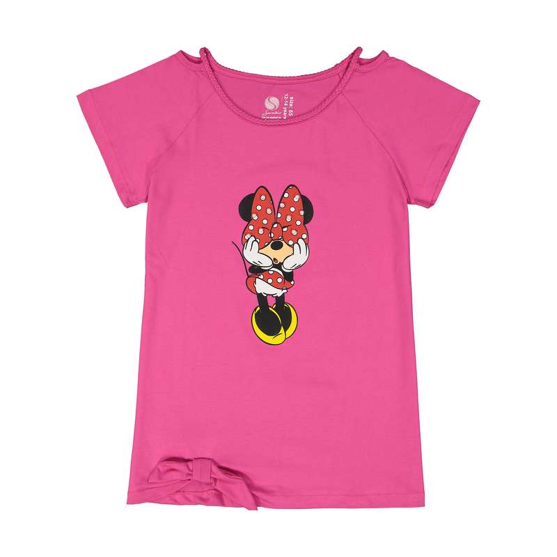 تی شرت آستین کوتاه دخترانه سون پون مدل 1391778-88