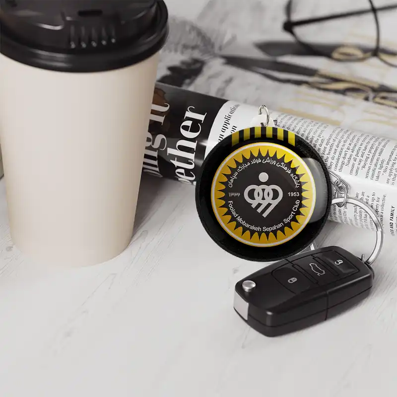 جاکلیدی خندالو مدل باشگاه فولاد مبارکه سپاهان کد 8509