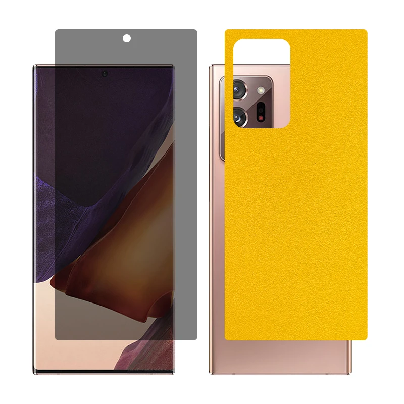 محافظ صفحه نمایش حریم شخصی گلس مدل Together مناسب برای گوشی موبایل سامسونگ Galaxy Note20 Ultra 5G به همراه برچسب پوششی پشت گوشی 