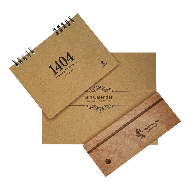 تقویم رومیزی سال 1404 پدیده نقش مدل flower craft کد 1430