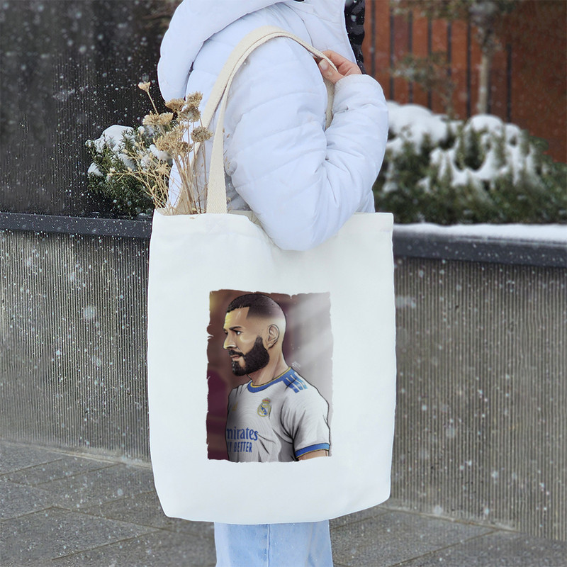 ساک خرید خندالو مدل کریم بنزما کد 6014