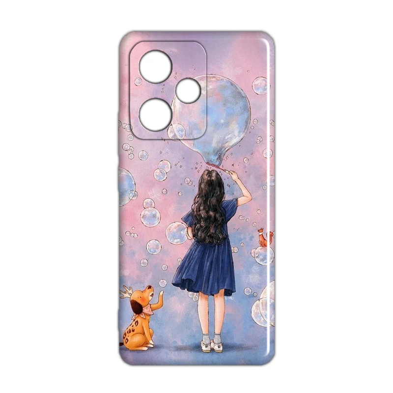 کاور مدل دخترانه کد 296 مناسب برای گوشی موبایل شیائومی Redmi 13