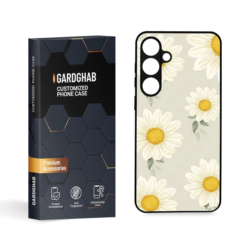 کاور گارد قاب مدل گل مناسب برای گوشی موبایل سامسونگ Galaxy S24 Plus