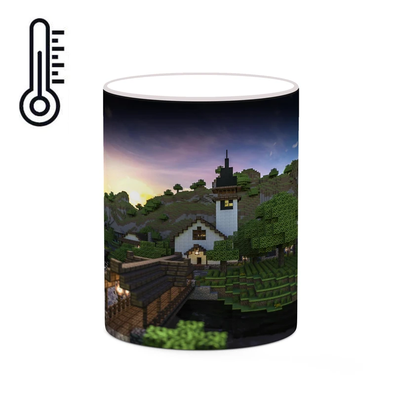 ماگ حرارتی کاکتی طرح ماینکرافت minecraft مدل mgh41132