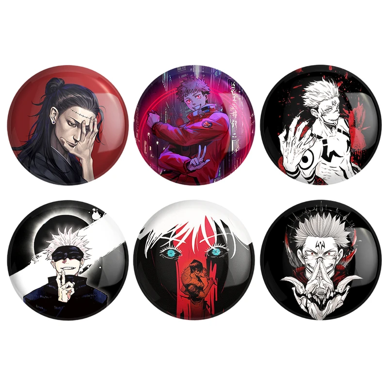 پیکسل خندالو مدل انیمه جوجوتسو کایزن کد 425B مجموعه 6 عددی