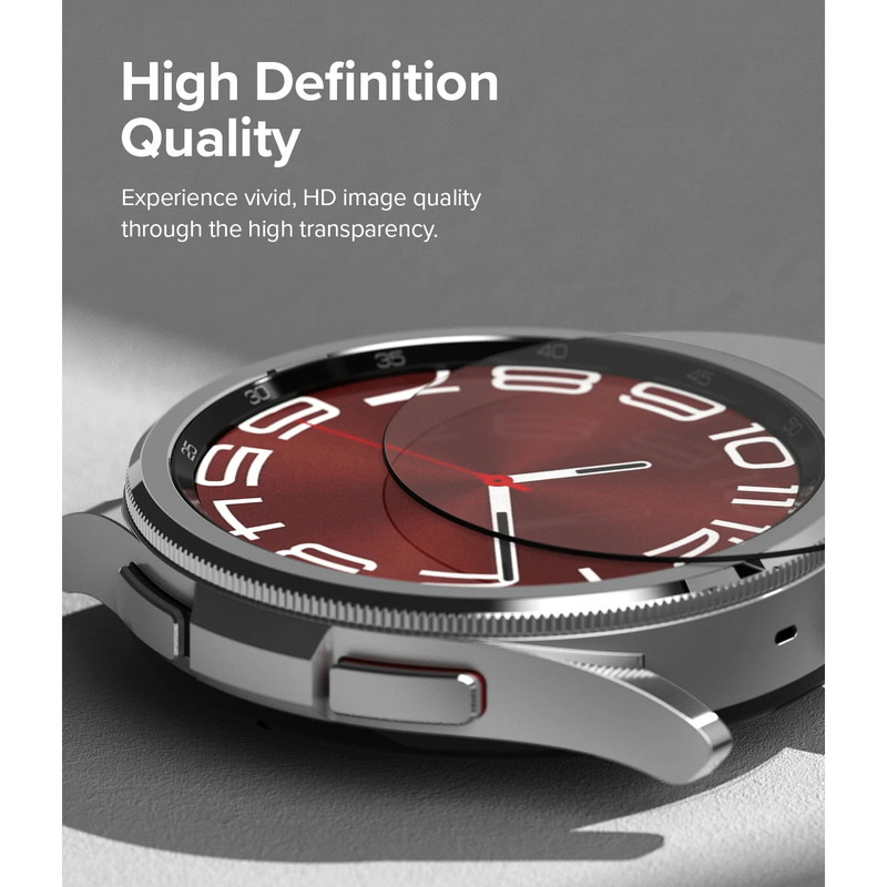 محافظ صفحه نمایش شیشه ای بادیگارد مدل GW مناسب برای ساعت هوشمند سامسونگ Galaxy Watch 6 Classic 43mm