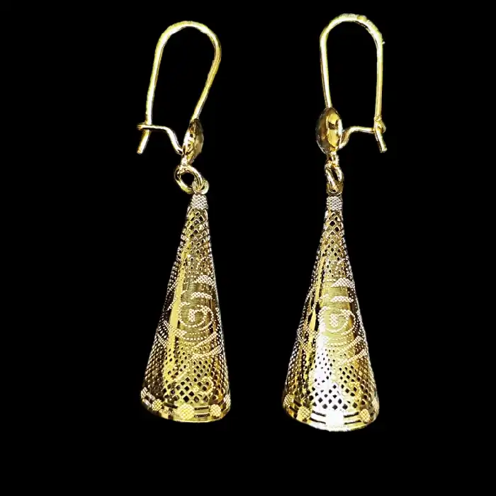 گوشواره زنانه مدل شیپوری کد 355