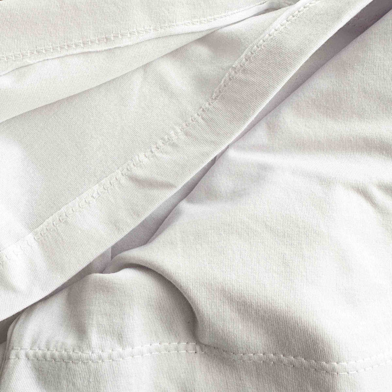 تی شرت لانگ زنانه مدل خورشید رنگ سفید