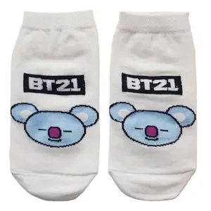 جوراب ساق کوتاه زنانه مدل کویا BTS bt21