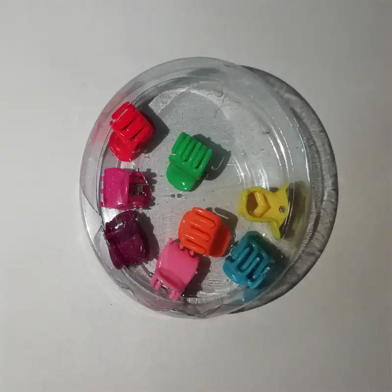 کلیپس مو دخترانه مدل baby مجموعه 8 عددی