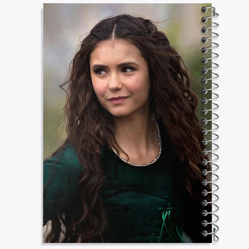 دفتر ژورنال نویسی 50 برگ خندالو مدل نقطه ای طرح کاترین پیرس خاطرات یک خون آشام The Vampire Diaries کد 20257