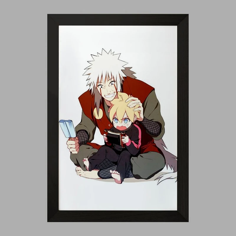 تابلو خندالو مدل بوروتو و جیرایا انیمه بوروتو Boruto  کد 13125