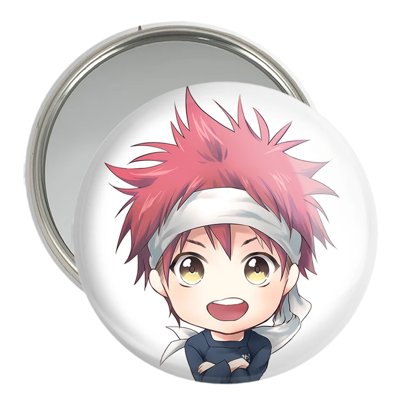 آینه جیبی خندالو مدل سوما انیمه جنگ غذاها Food Wars  کد 17006